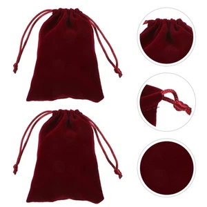 10 Pcs Drawstring Pouch Geschenktasche Reisen Schmuckstagerbeutel - Bild 1 von 12