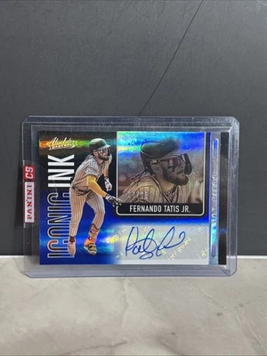 2022 Panini Absolute - Iconic Ink Fernando Tatís Jr. #II-FT Spectrum Blue /75 - Image 1 of 2