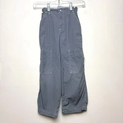 De Colección Pantalones Gymboree Sueltos Skate Rave Paracaídas Y2K Talla 6 Gris Reflectante Carga Foto 1 de 4