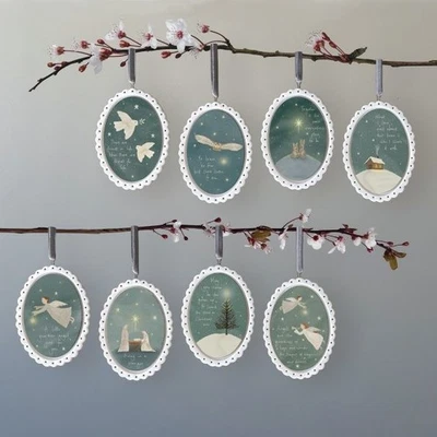 Árbol de Navidad Este de la India Cerámica Blanca Decoración Colección Regalo Etiqueta Recuerdo Foto 1 de 3