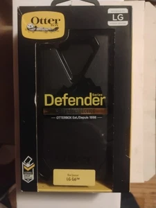 OtterBox Defender Rugged Hard Case w/Holster Belt Clip For LG G6 (Black) NEW - Picture 1 of 2