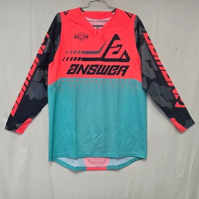 ANSR Answer Racing Elite Off-Road MX Jersey Orange/Black Men's Medium CLOSEOUT Foto 1 de 2