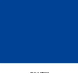 6,19 €/m² Oracal 551-057 Verkehrsblau Glänzend Polymere Plotterfolie 1 x 1 m - Bild 1 von 2
