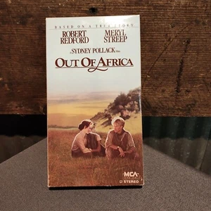 Out Of Africa Robert Redford Meryl Streep A Sydney Pollack Film VHS Tape *Open - Picture 1 of 12
