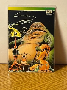 1993 Topps Star Wars Galaxy Promo Card. "Jabba The Hut" - Picture 1 of 2