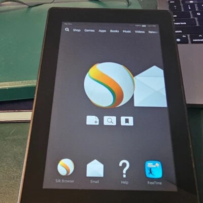 Amazon Kindle Fire HD (3.ª generación) 8 GB, Wi-Fi, 7 pulgadas - negro prueba funcionando Foto 1 de 4