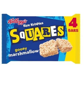 Kellogg's Rice Krispies Squares Marshmallow Snack Bars Multipack, 4x28g F&F - Picture 1 of 3
