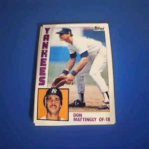 Juego completo de béisbol 1984 Topps Mattingly, Ryan, Gwynn, Rose Salón de la fama como nuevo - Imagen 1 de 9