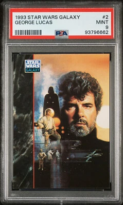 George Lucas 1993 Star Wars Galaxy 2 PSA MINT 9 POP 12, 7 HIGHER Vader Skywalker - Image 1 of 2