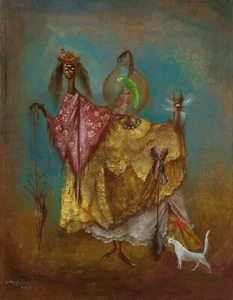 LEONORA CARRINGTON Poster or Canvas Print "THE ARTIST TRAVELING INCOGNITO" - Picture 1 of 1