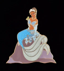 Tiana Princess And The Frog “Moonlight Mermaid”  LE 35 Jumbo Fantasy Pin (Rare) - Picture 1 of 2