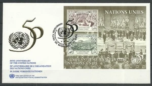 UNO-Genf MiNr Block 7 FDC - Imagen 1 de 1