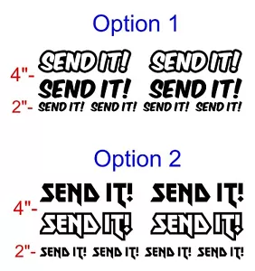Send It decal set. Two options. Lots of colors! MTB Moto DH.......USA Seller! - Picture 1 of 4