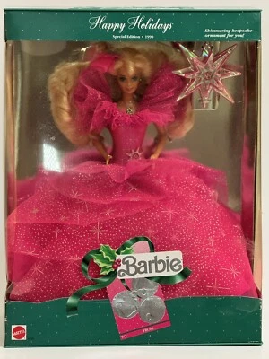 Barbie Happy Holidays 1990 edición especial - muñeca coleccionable en caja original Foto 1 de 4