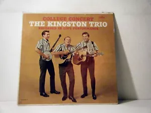 THE KINGSTON TRIO LP College Concert 1962 Capitol mono vinyl - Foto 1 di 2