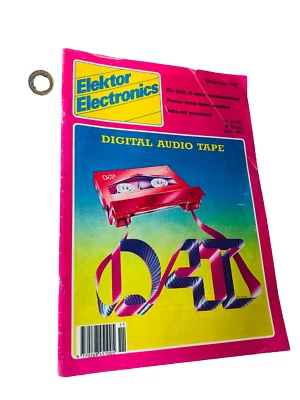 Magazine Elektor Electronics Mag November 1987 Vintage ra - Image 1 of 3