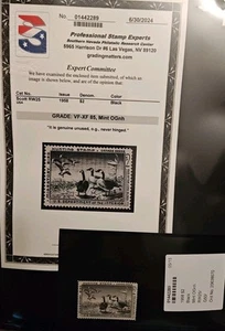 Certified PSE #RW25 1958 ( VF-XF ) US Federal Duck Stamp - Picture 1 of 3