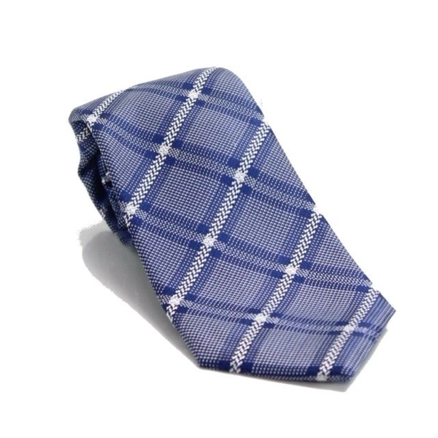 Corbata de diseñador Sean John azul a cuadros NUEVA Foto 1 de 1