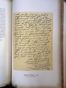 Facsimile of letter by Queen Elizabeth, 1603 - Picture 1 of 2