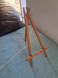 Cavalletto in legno miniatura casa delle bambole vintage - Foto 1 di 5