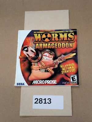 Worms Armageddon - Sega Dreamcast - Manual Only **NO GAME! - Image 1 of 2