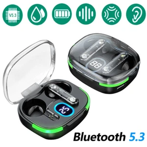 TWS Cuffie Bluetooth 5.3 Auricolari In-Ear Cuffie Wireless Touch Control IT - Foto 1 di 21