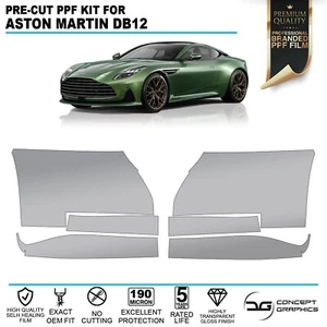 Rear Wheel Arch Stone Guard PPF Paint Protection Film For Aston Martin DB12 - Picture 1 of 4