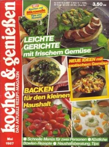 Kochen und Genießen Nr. 05/1987 15.04.1987 Leichte Gerichte mit frischem Gemüse - Imagen 1 de 1