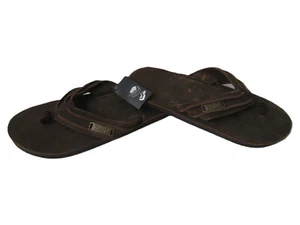 ETNIES G2 SYSTEM SANDALIA TANGA CUERO MARRÓN HOMBRE US 10 EUR 43 RARA NUEVA CON ETIQUETAS - Imagen 1 de 10