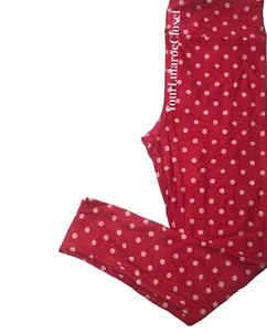 Lularoe LEGGINGS Valentines Day Love Ya Pink Polka Dot Tall Curvy TC NWT NEW - Picture 1 of 1