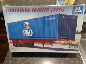 RIMORCHIO CONTAINER 40 PIEDI SCALA 1/24 ITALERI SIGILLATO 1995 - Foto 1 di 7