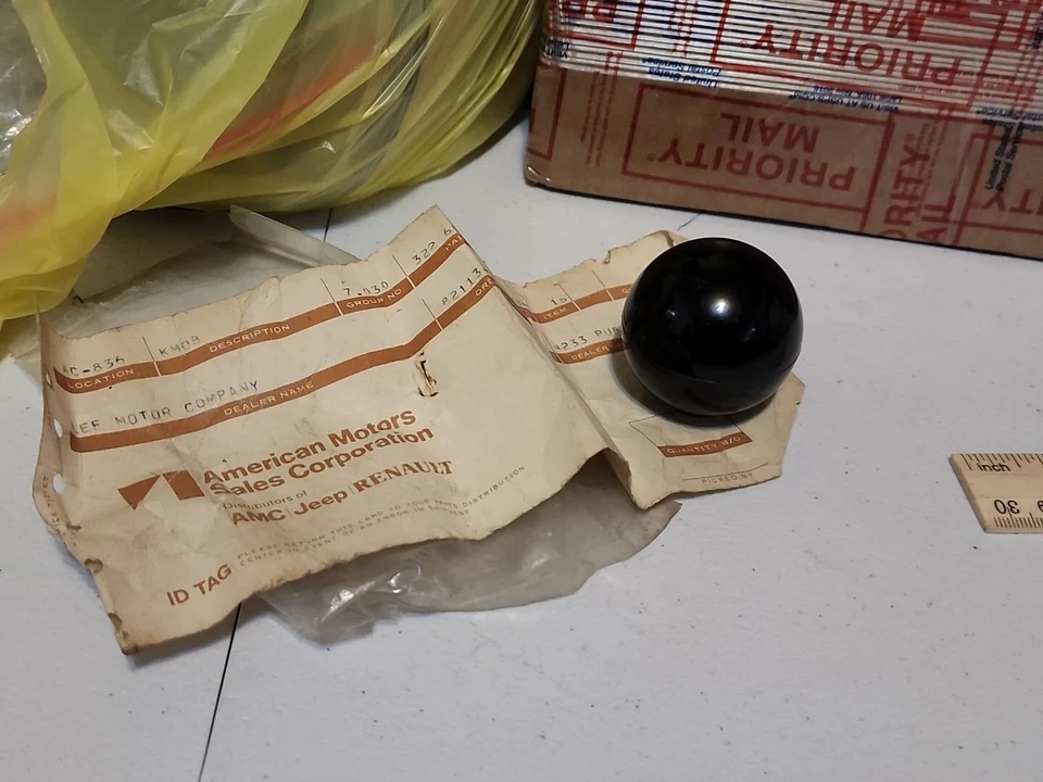 Nuevo de Lote Antiguo 1975 American Motors Hornet Gremlin perilla, palanca de cambios AMC # 3226927 Foto 1 de 4