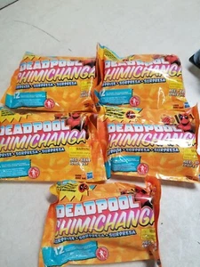 Lot of 5 - DEADPOOL CHIMICHANGA Surprise Blind Filling Action Figure - Picture 1 of 3