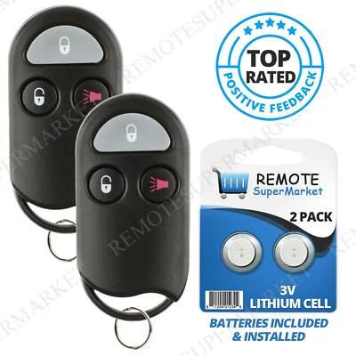 Replacement for Nissan 1998-2000 Frontier 1996-98 Pathfinder Remote Key Fob Pair Foto 1 de 4