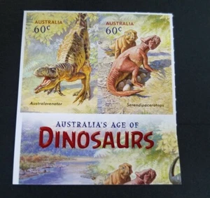 Australia's Age Of Dinosaurs 2013 - Booklet Pair MINT S/A - Bild 1 von 1
