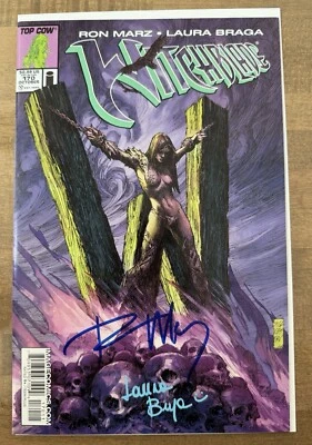 Witchblade #170 2013 2x SIGNED Uncanny X-Men #251 Silvestri Homage Cover NM - Image 1 of 3