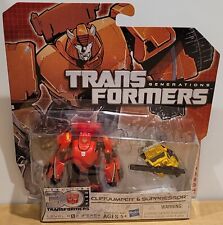 Transformers Generations Thrilling 30 Legends Autobot Cliffjumper & Suppressor