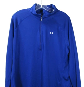 Under Armour Shirt Damen XL Blau Langarm 1/4 Zip All Seaons Gear - Bild 1 von 6