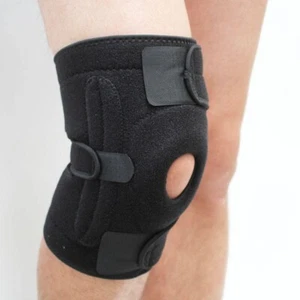 Adjustable Knee Brace Wraps Hinged Nylon Neoprene Stretch Protect Knees Support - Picture 1 of 19