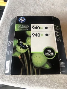 HP OFFICEJET 940XL HIGH CAPACITY XL CARTRIDGES, BLACK - TWIN PACK *DM - Picture 1 of 2