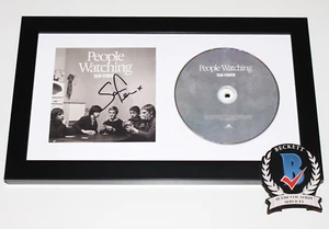 SAM FENDER SIGNED FRAMED 'PEOPLE WATCHING' CD COVER ALBUM BECKETT COA AUTOGRAPH - Picture 1 of 3