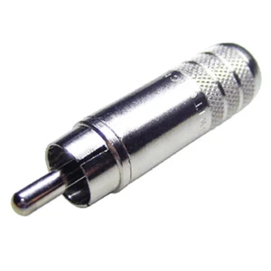 Switchcraft 3502A Long Body Cable End RCA Male Phono Connector- Solder Terminals - Picture 1 of 2