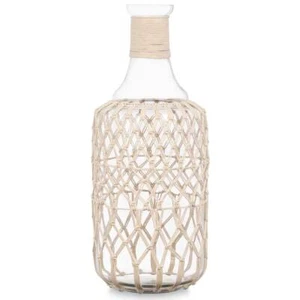 Dekorative Flasche in geflochtener Schnur - Bild 1 von 3