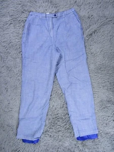 Pantalone PENDLETON donna 12 blu misto lana casual fondo pantalone dritto - Foto 1 di 10