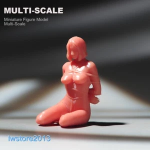 1/87 Sexy Niña Dama Escena Accesorios Miniaturas Figuras F 1/32 1/64 Coches Modelo Juguete - Imagen 1 de 5