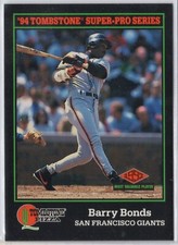 1994 SCORE TOMBSTONE PIZZA SUPER-PRO SERIES #3 OF 30 BARRY BONDS - GIANTS