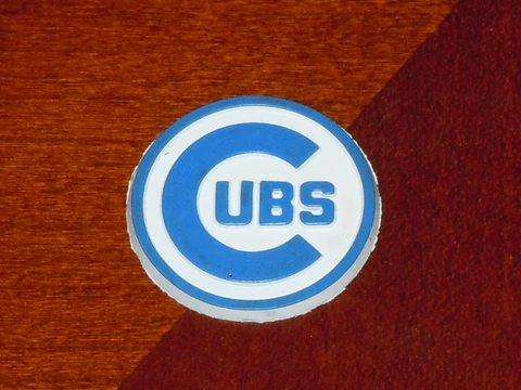 CHICAGO CUBS Vintage Old MLB RUBBER Baseball FRIDGE MAGNET Standings Board Cover