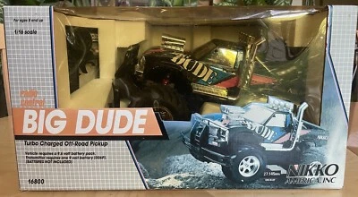 Mint Vintage Nikko BIG DUDE Turbo Charged Off-Road Pick Up RC Truck- RadioShack - Image 1 of 4