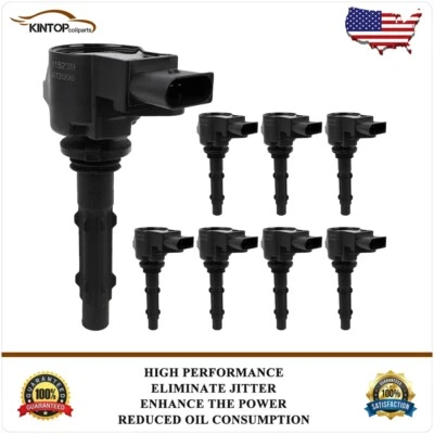 8 bobinas de encendido para Mercedes-Benz CL550 CLS550 GL450 2007-2010 E280 S550 Foto 1 de 4