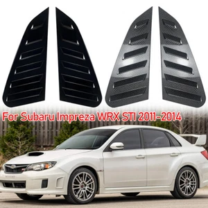 For Subaru Impreza WRX STI 2011-2014 Air Vent Rear Window Louver Cover Trims ABS - Picture 1 of 13